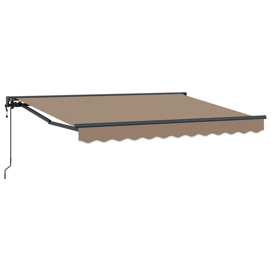 Auvent rétractable électrique Taupe 5 × 3,5 m - 2