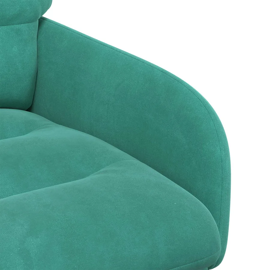 Chaises de salle à manger 6 pcs Velours Turquoise - 6