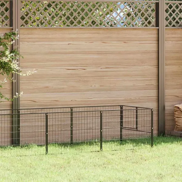 Chenil Noir 10 m² Acier