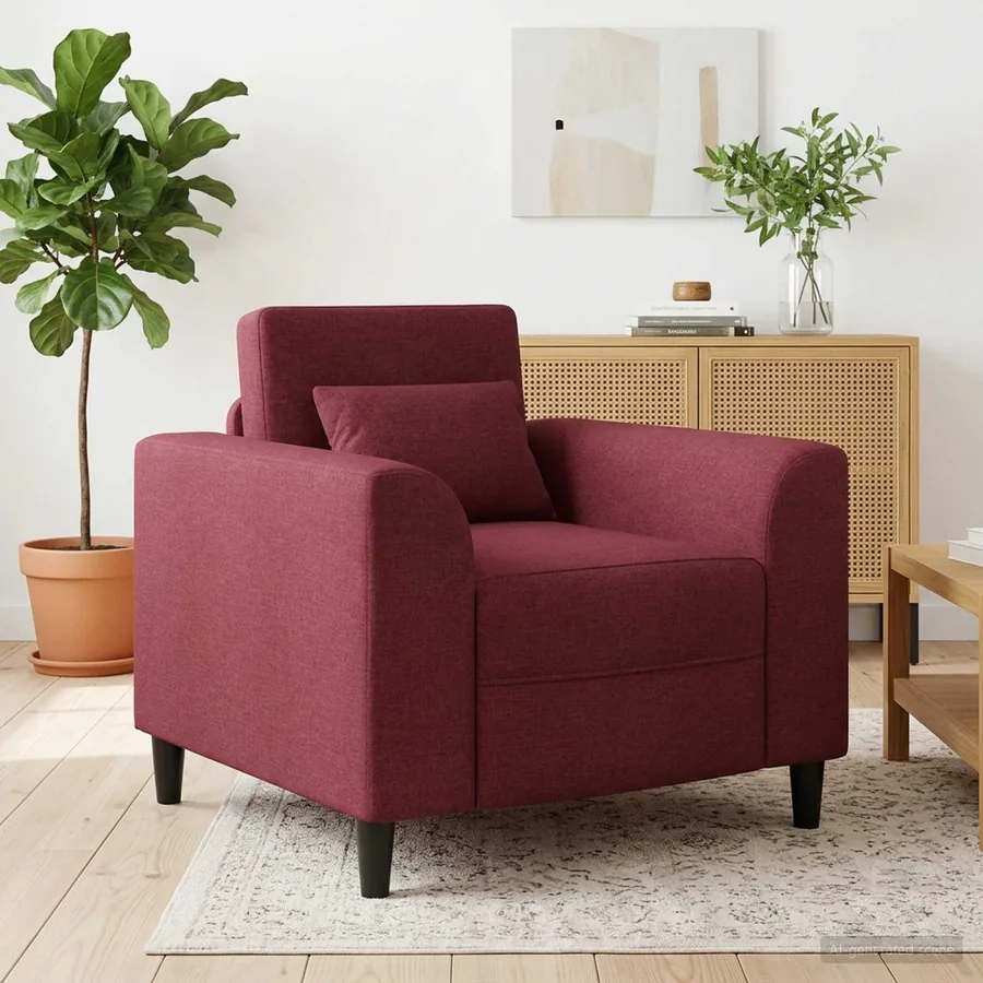 Fauteuil Bordeaux Tissu