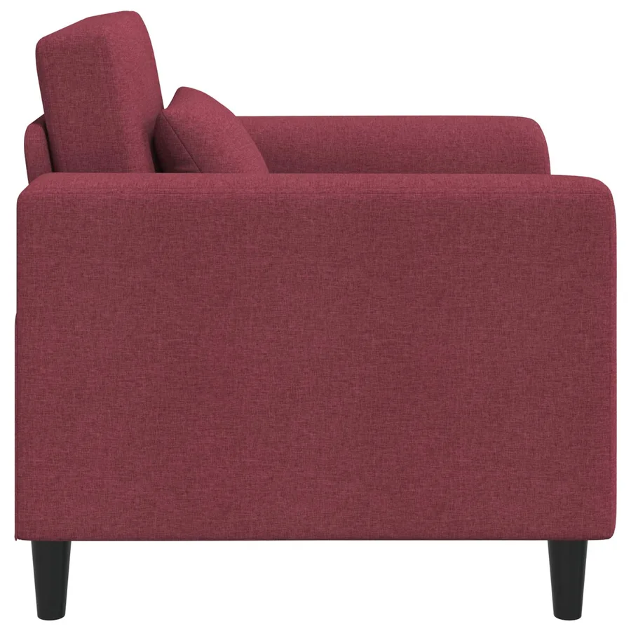 Fauteuil Bordeaux Tissu - 4