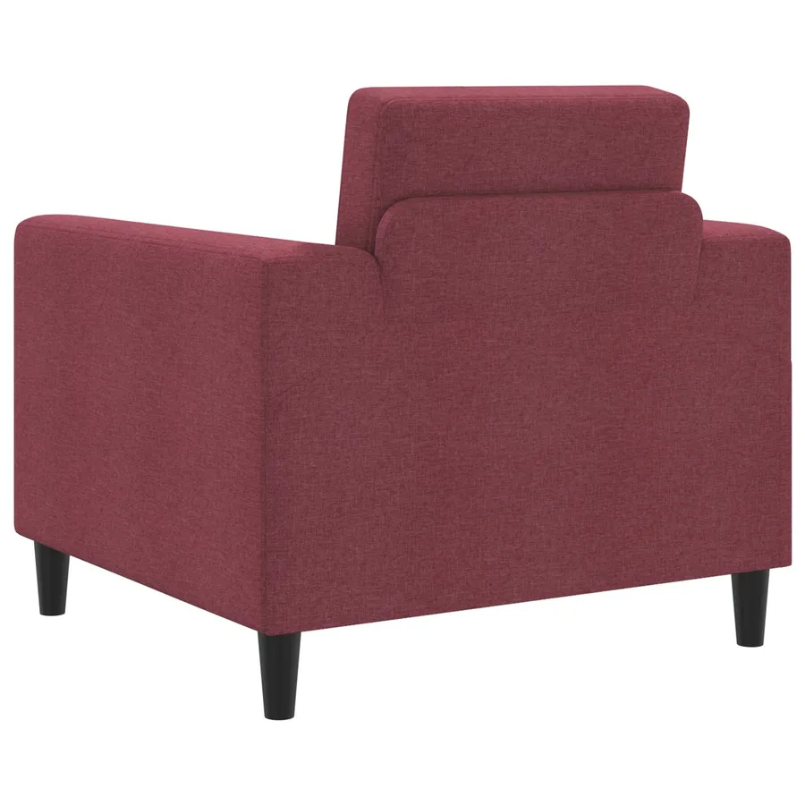 Fauteuil Bordeaux Tissu - 5