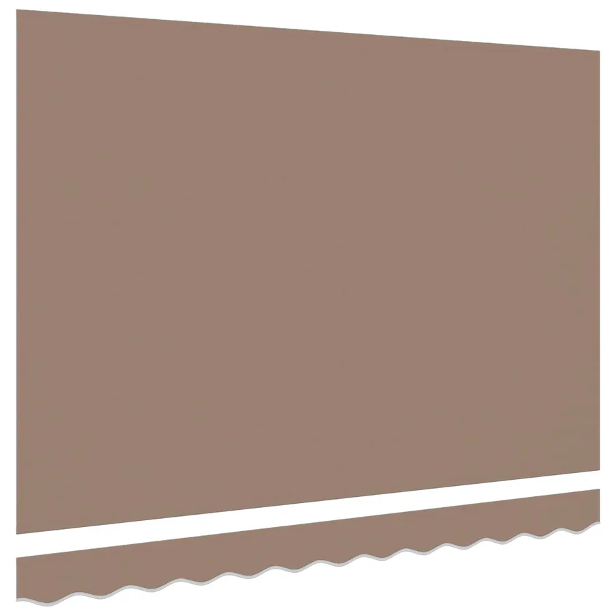 Toile de rechange pour auvent Taupe 4 × 3,5 m Polyester - 3