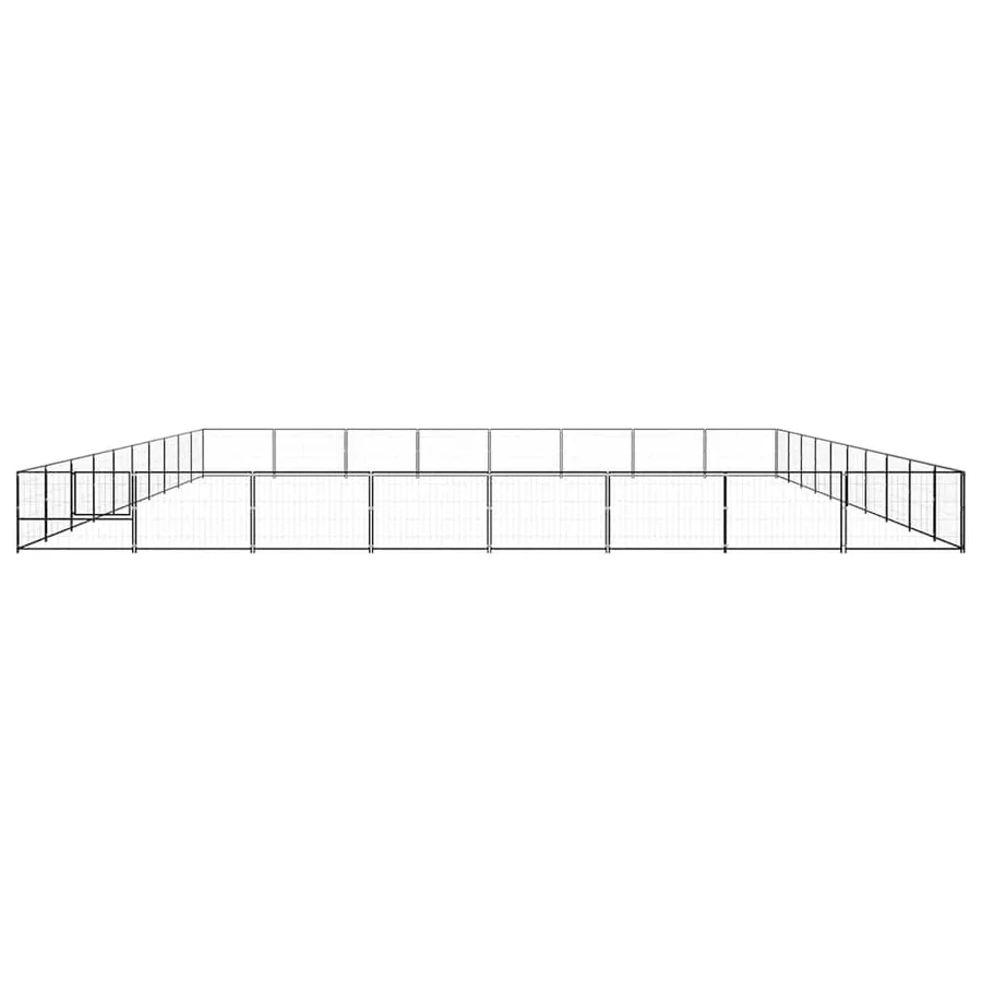 Chenil Noir 80 m² Acier - 5