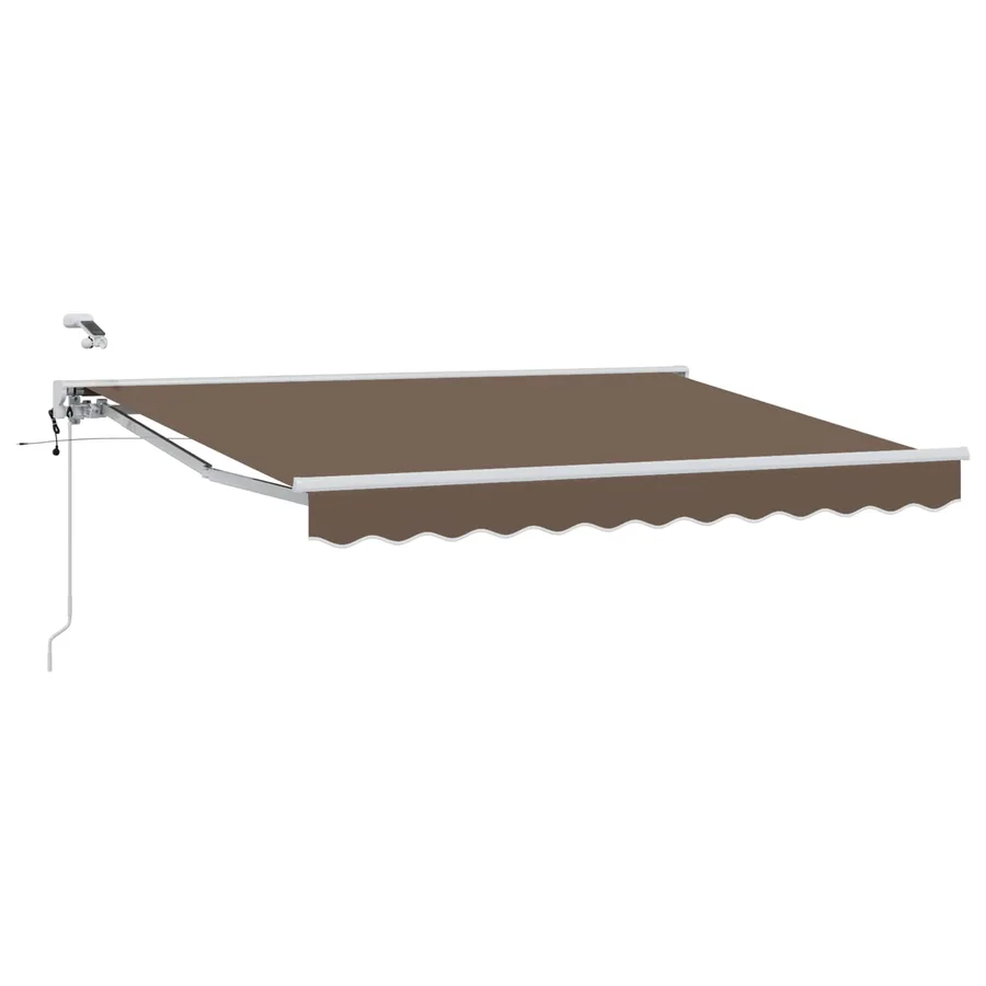 Auvent rétractable électrique Taupe 4 × 3,5 m - 2