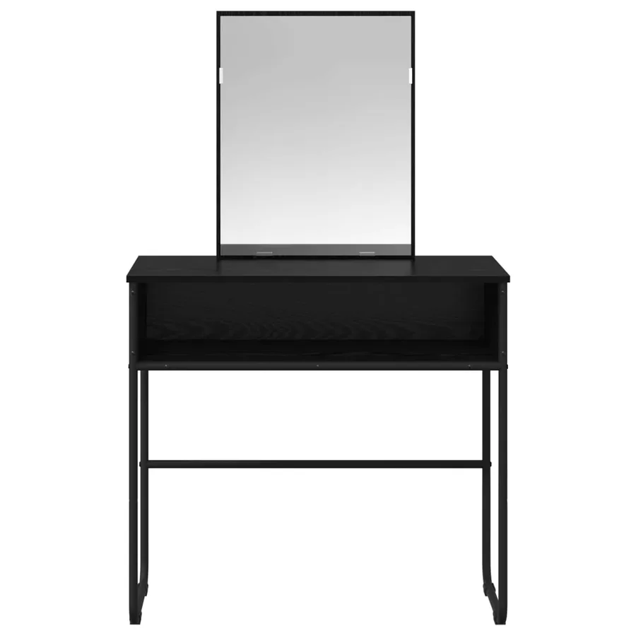 Table de Toilette Chêne noir 81 x 40 x 131 cm Bois d'ingénierie - 4