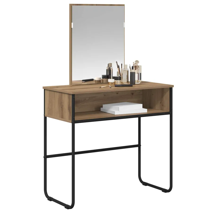 Table de Toilette Chêne artisanal 81 x 40 x 131 cm - 3