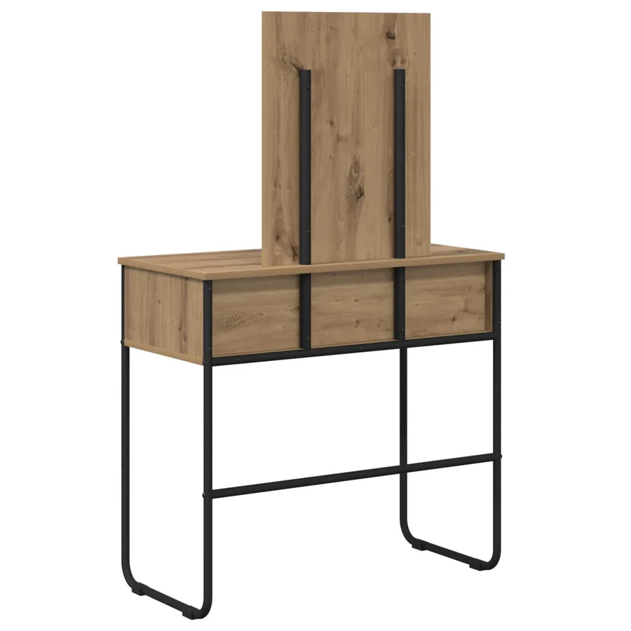 Table de Toilette Chêne artisanal 81 x 40 x 131 cm - 6