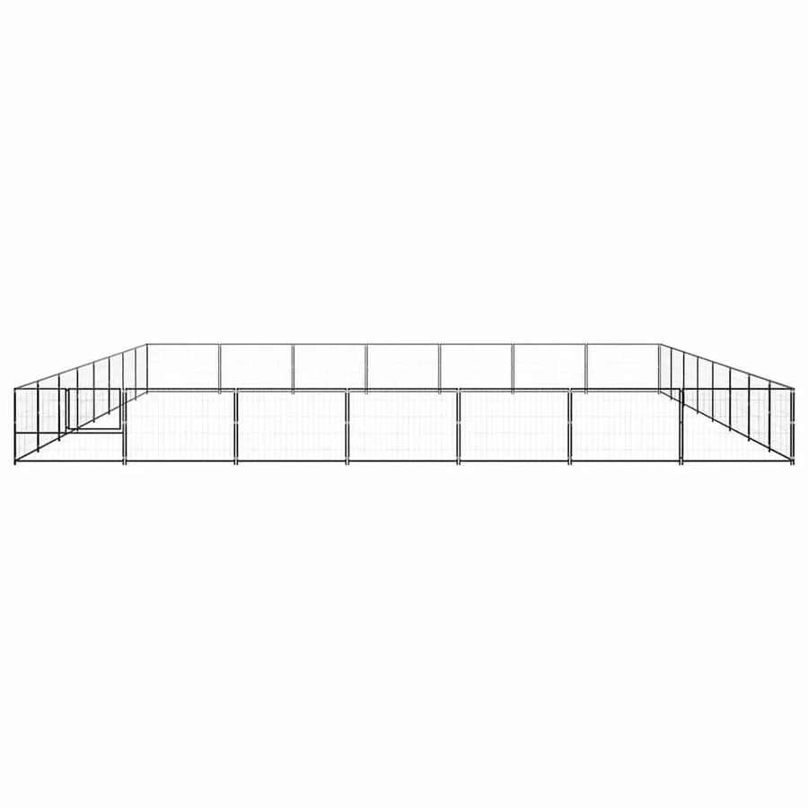 Chenil Noir 56 m² Acier - 5