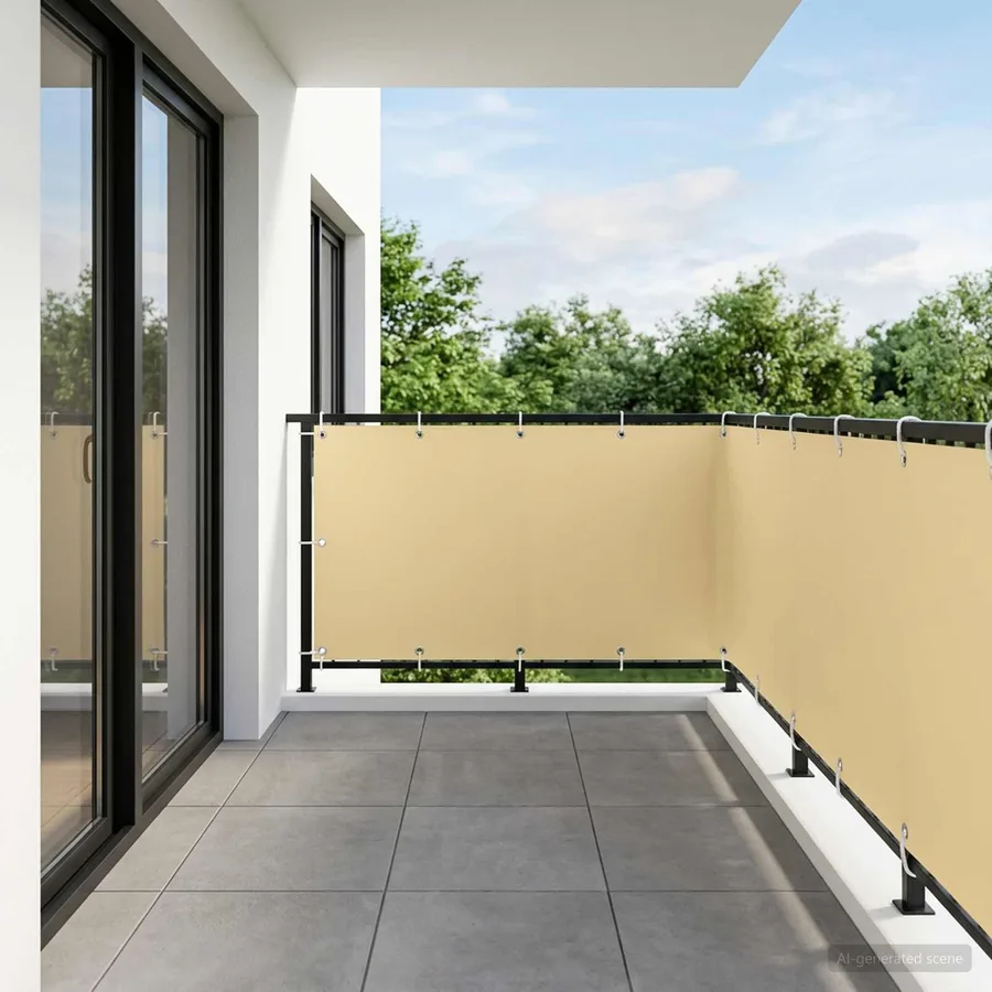 Écran de confidentialité pour balcon 1,2 x 25 m - 3
