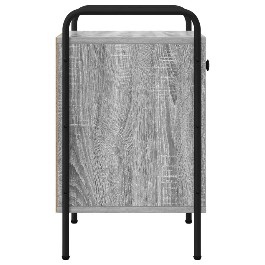 Table de chevet 2 pc Sonoma gris 35 x 36,5 x 61 cm - 7