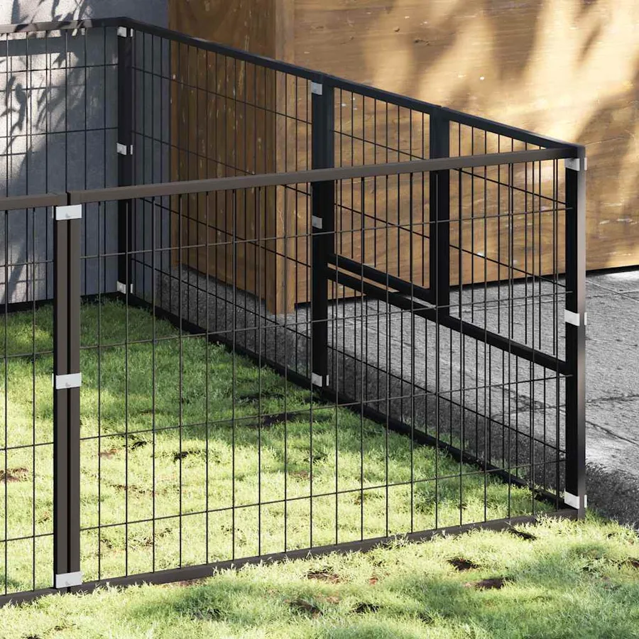 Chenil Noir 18 m² Acier - 3