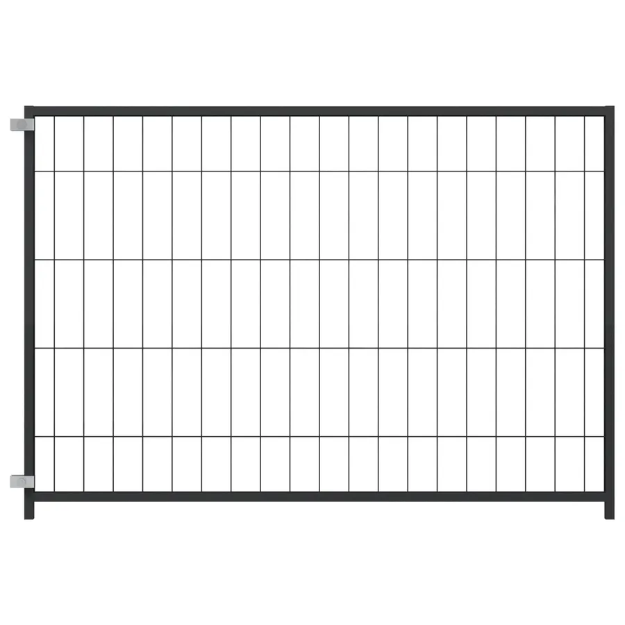 Chenil Noir 300x100x70 cm Acier - 4