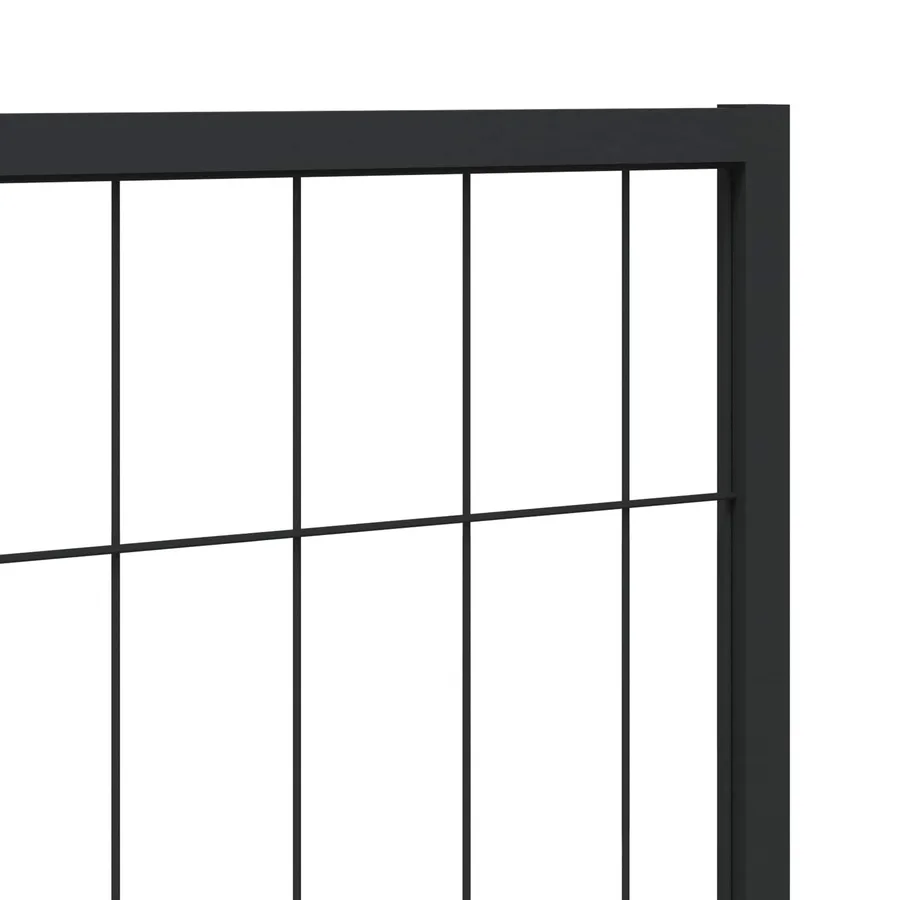 Chenil Noir 300x100x70 cm Acier - 5