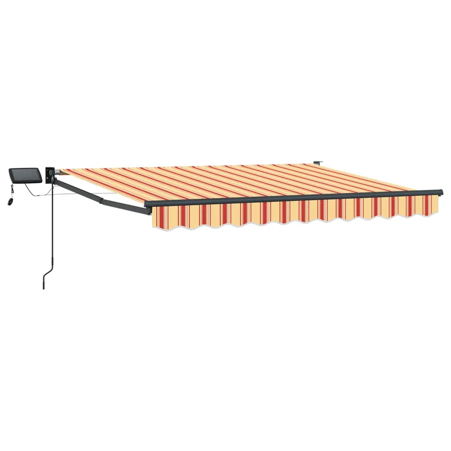 Store rétractable manuel avec LEDs Multicolore 2,5 x 2 m - 2