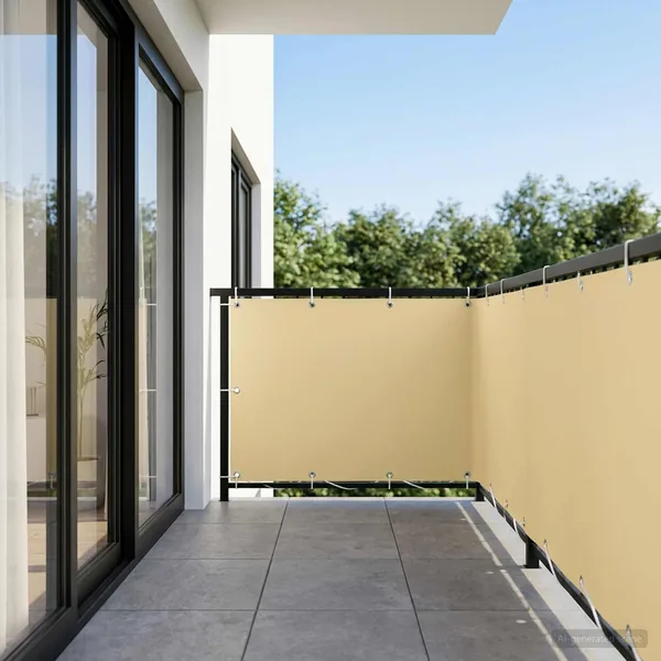 Écran de confidentialité pour balcon 1,2 x 15 m