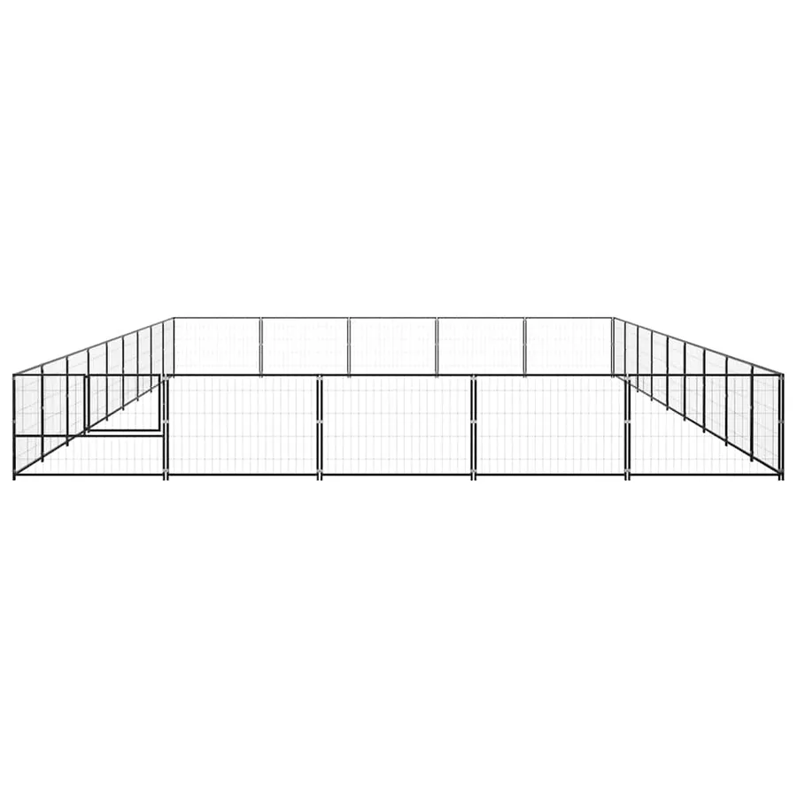 Chenil Noir 45 m² Acier - 5