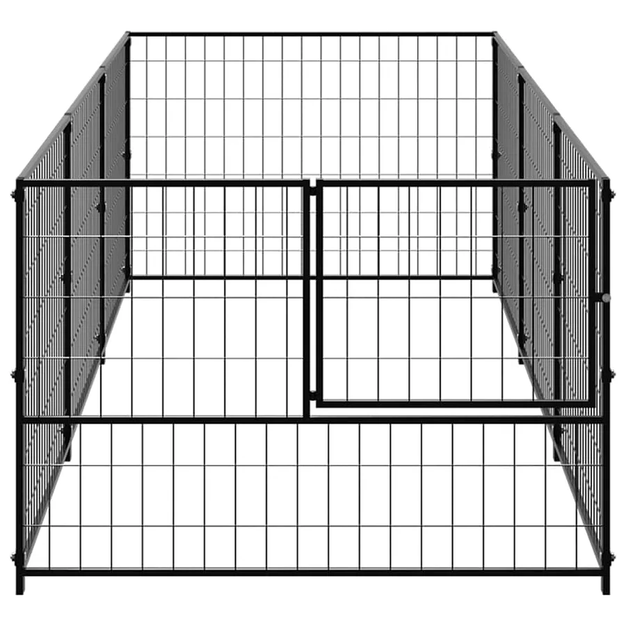 Chenil Noir 3 m² Acier - 4