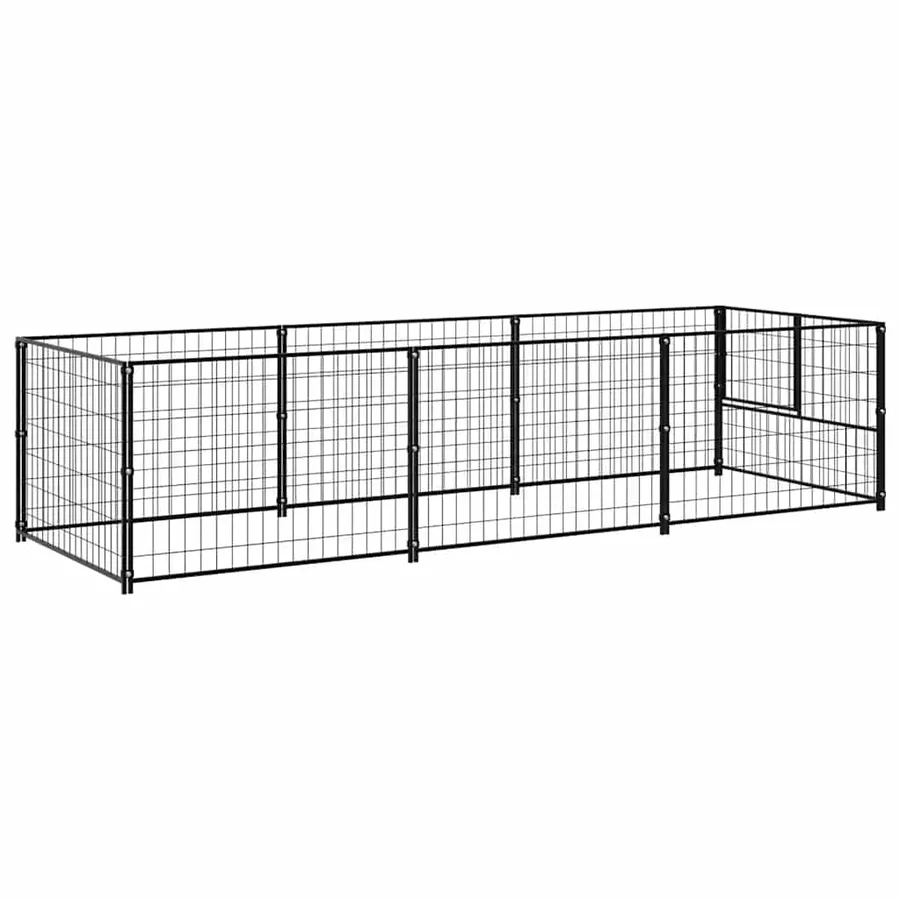 Chenil Noir 3 m² Acier - 6