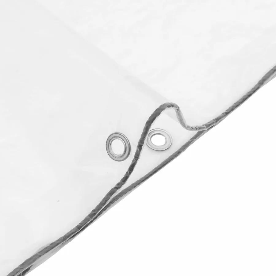 Bâche avec œillets Transparent 2 x 1,5 m Polyéthylène - 5