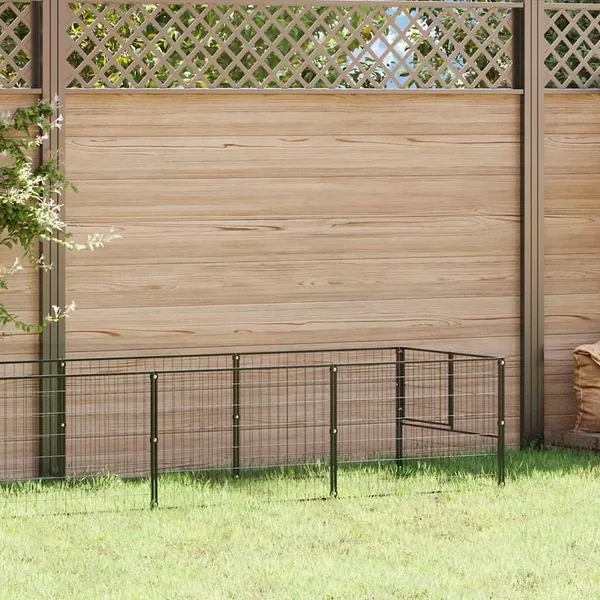 Chenil Noir 8 m² Acier