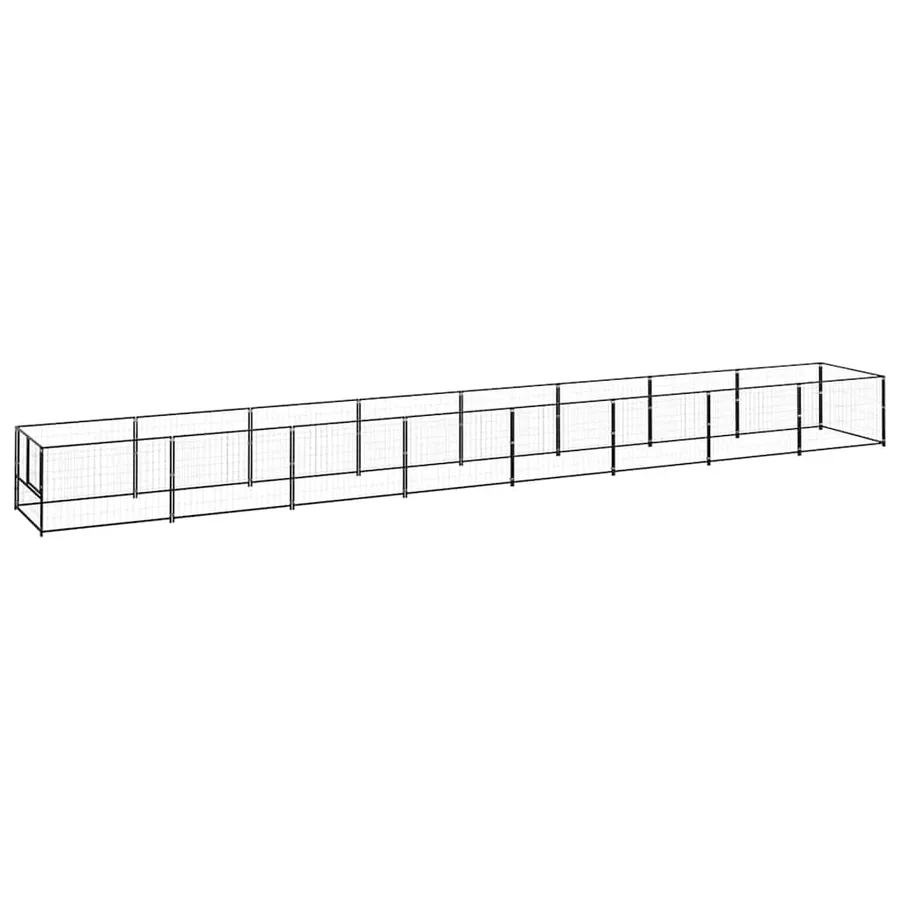 Chenil Noir 8 m² Acier - 2