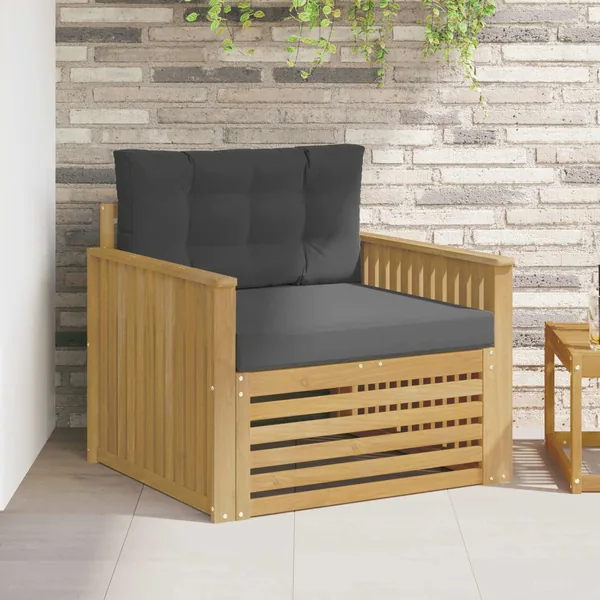 Canapé d’extérieur Polyester Blanc