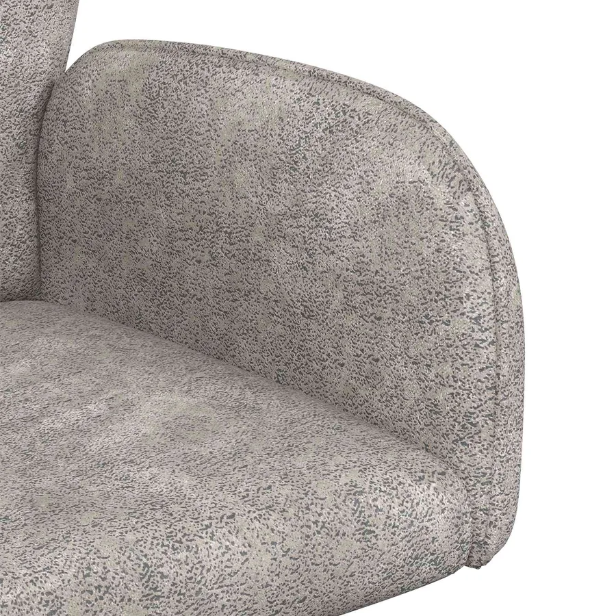 Chaises de salle à manger pivotantes 4 pcs Simili daim - 6