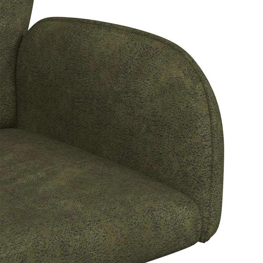 Chaises de salle à manger pivotantes 4 pcs Simili daim - 6