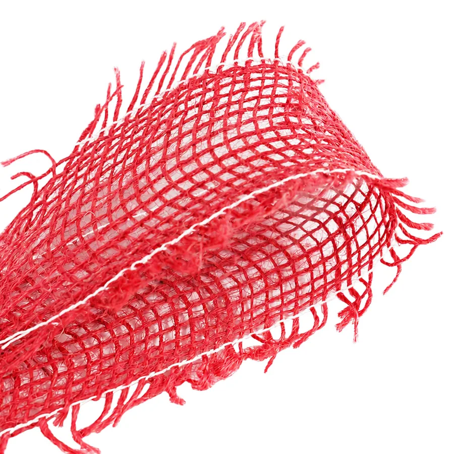 Rouleau de jute Rouge 5 x 5000 cm - 4