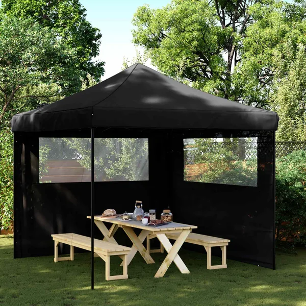 Tente de fête Noir 292 x 292 x 315 cm Tissu Oxford