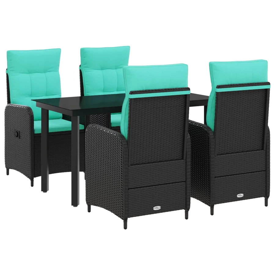 Ensemble de Tables Basses avec coussin avec oreiller 5 pcs - 2
