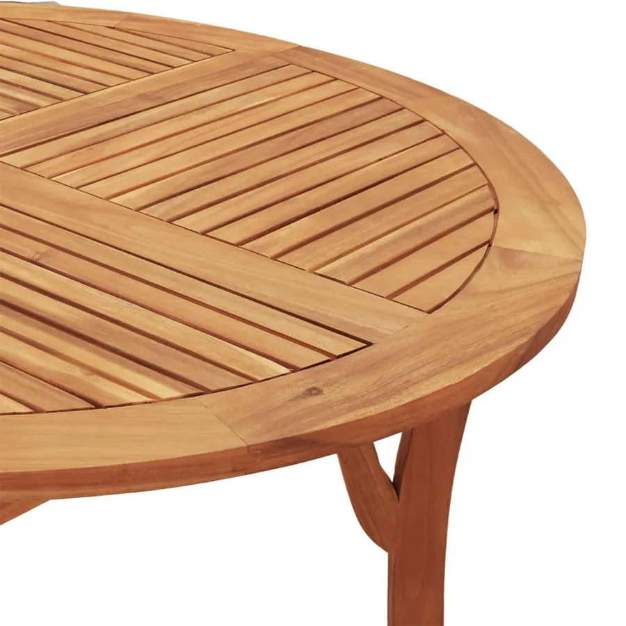 Ensemble à manger de jardin 5 pcs Bois d'acacia solide - 8