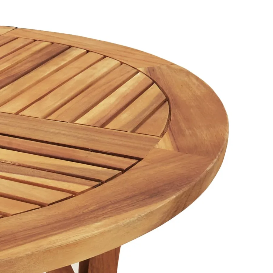 Ensemble à manger de jardin 3 pcs Bois d'acacia solide - 8