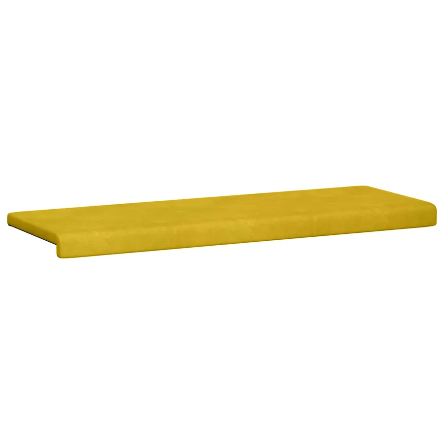 Coussin de banc Velours (V) Jaune Profondeur 35 cm - 5