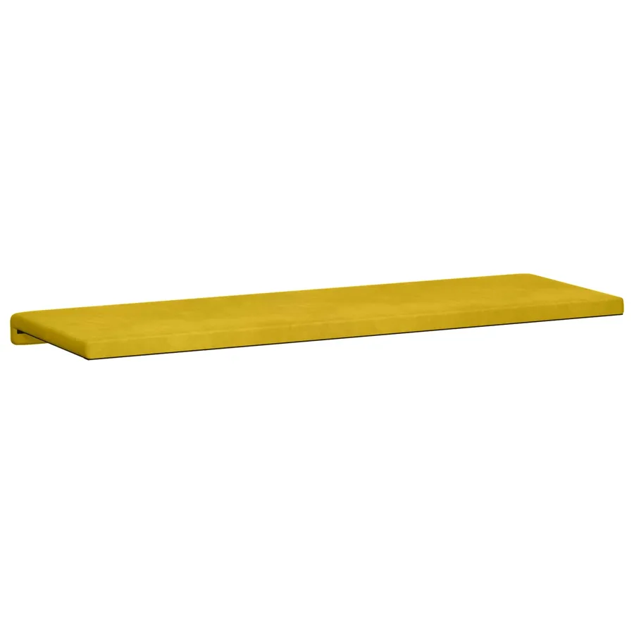 Coussin de banc Velours (V) Jaune Profondeur 35 cm - 7