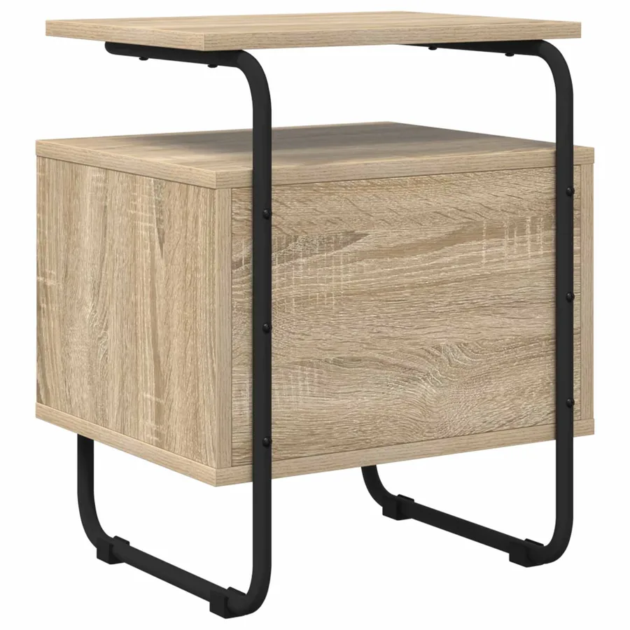 Table de chevet Chêne Sonoma Bois d'ingénierie - 6
