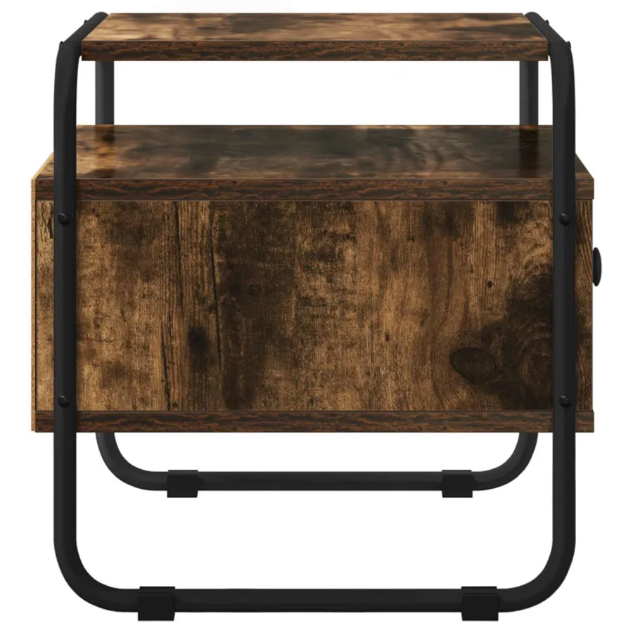 Table de chevet Chêne fumé Bois d'ingénierie - 6