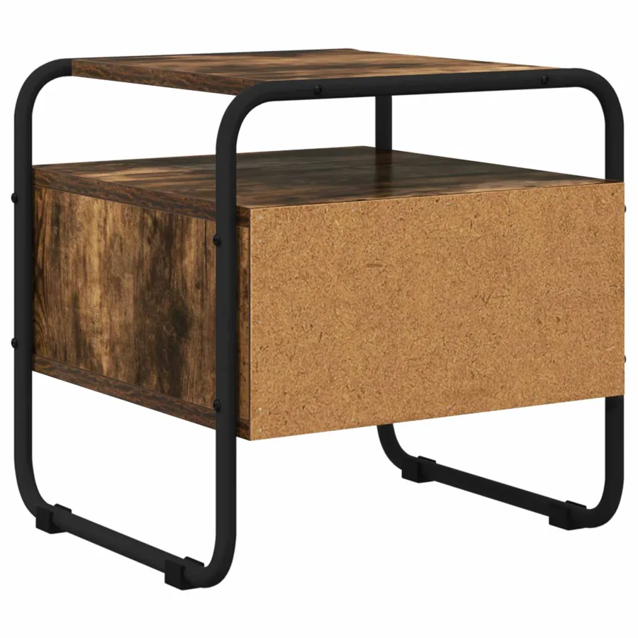 Table de chevet Chêne fumé Bois d'ingénierie - 7