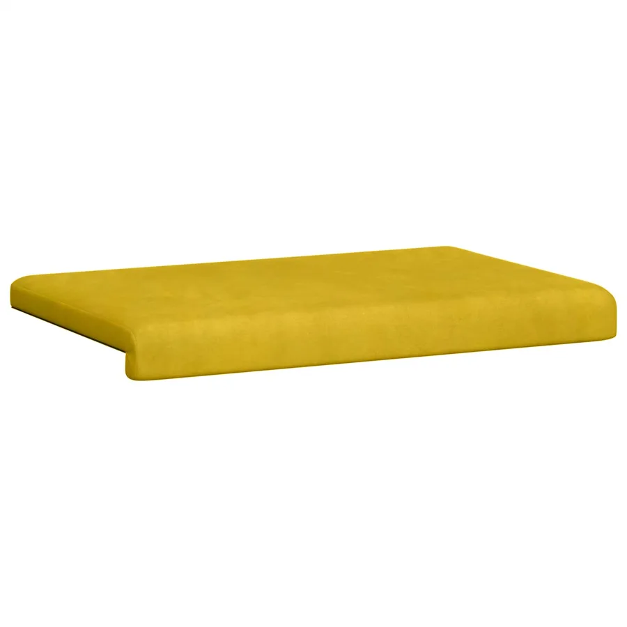 Coussin de banc Velours (V) Jaune Profondeur 35 cm - 5
