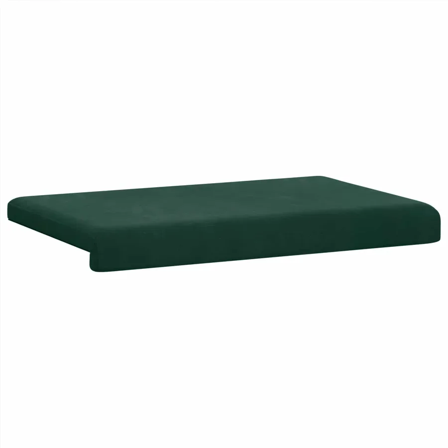 Coussin de banc Velours (V) Vert foncé Profondeur 35 cm - 5