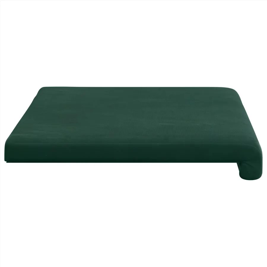 Coussin de banc Velours (V) Vert foncé Profondeur 35 cm - 6