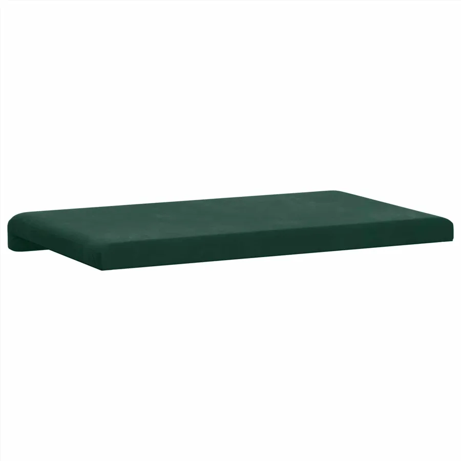Coussin de banc Velours (V) Vert foncé Profondeur 35 cm - 7