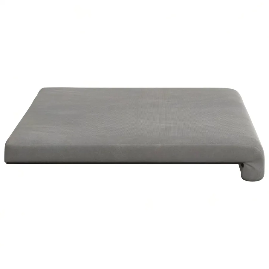 Coussin de banc Velours (V) Gris clair Profondeur 35 cm - 6