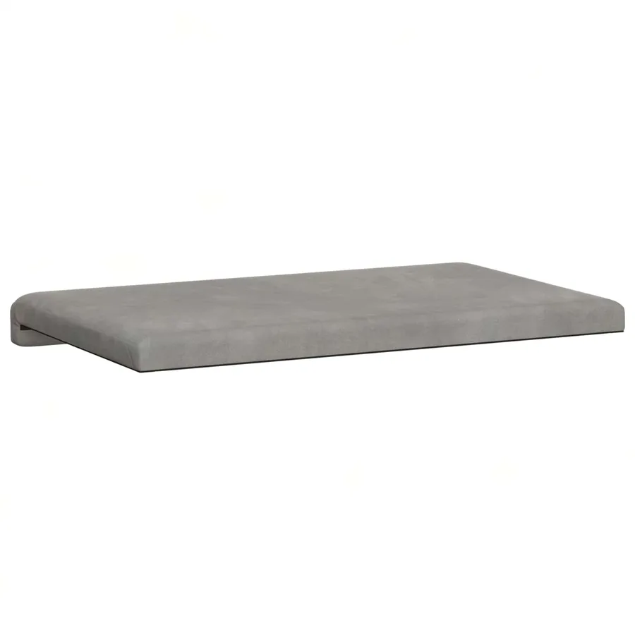 Coussin de banc Velours (V) Gris clair Profondeur 35 cm - 7
