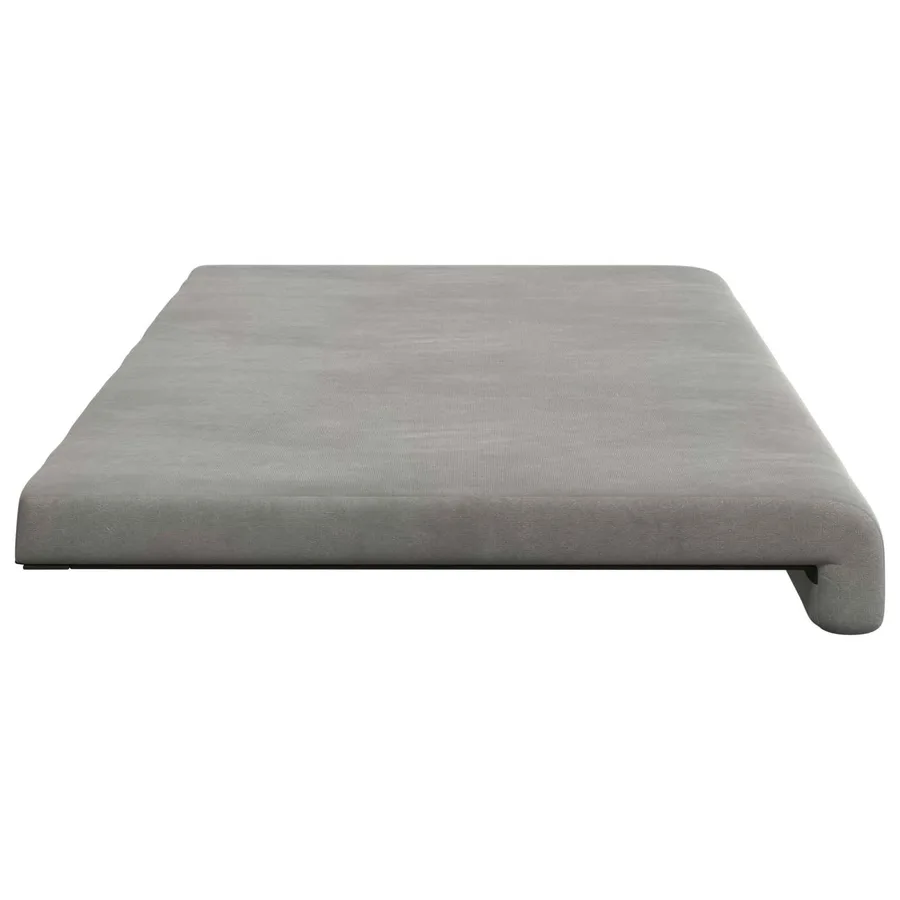 Coussin de banc Velours (V) Gris clair Profondeur 35 cm - 6