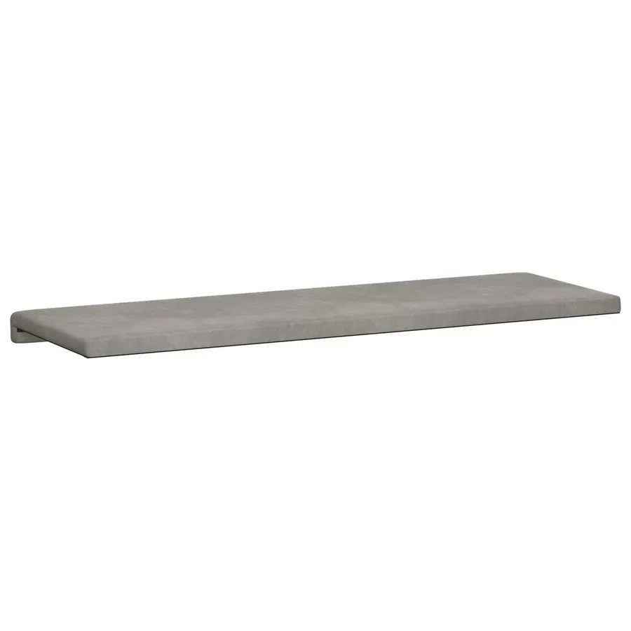 Coussin de banc Velours (V) Gris clair Profondeur 35 cm - 7
