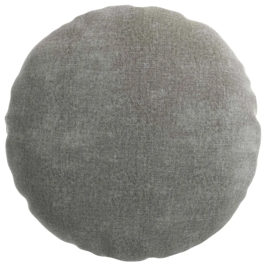 Housse de coussin 6 pcs HEERLEN Gris foncé Ø 30 cm - 2