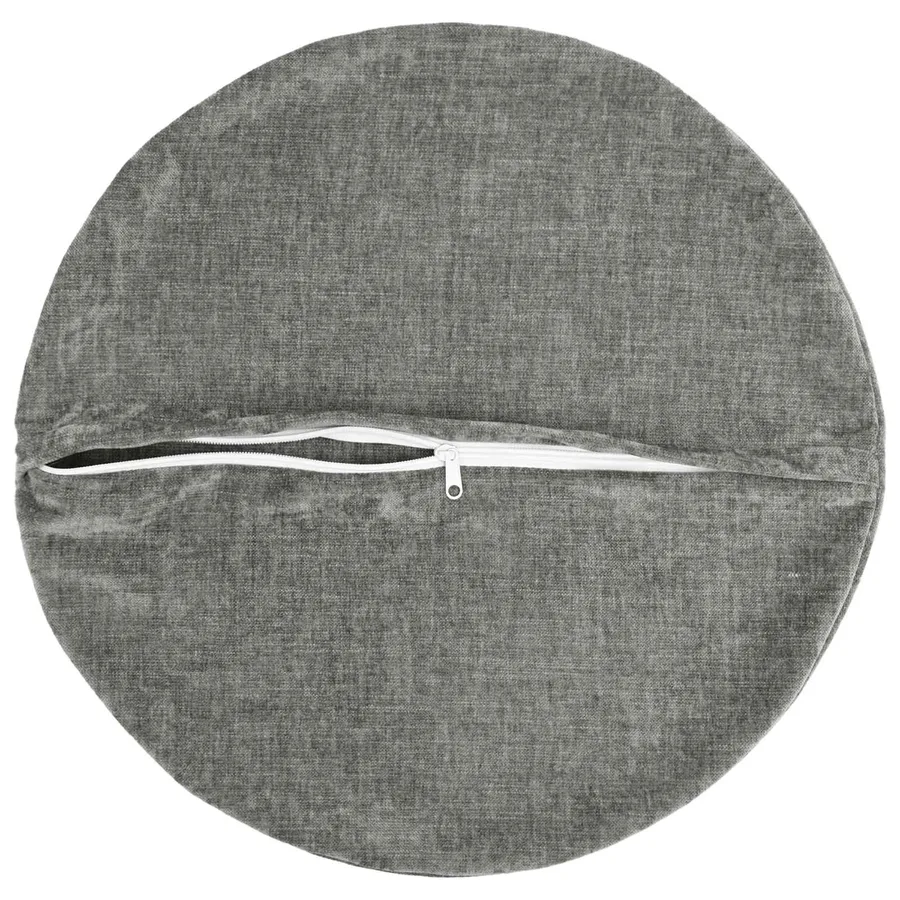 Housse de coussin 6 pcs HEERLEN Gris foncé Ø 30 cm - 3