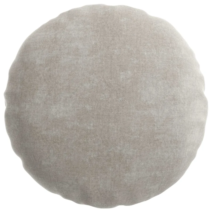 Housse de coussin 6 pcs HEERLEN Gris clair Ø 30 cm - 2